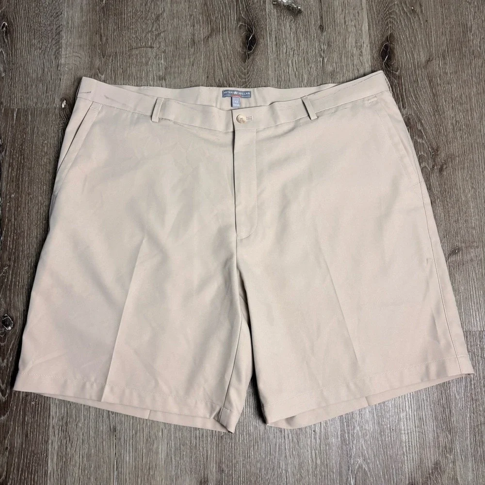 Peter Millar‎ Shorts Mens 42 Tan Wicking Salem Performance 9